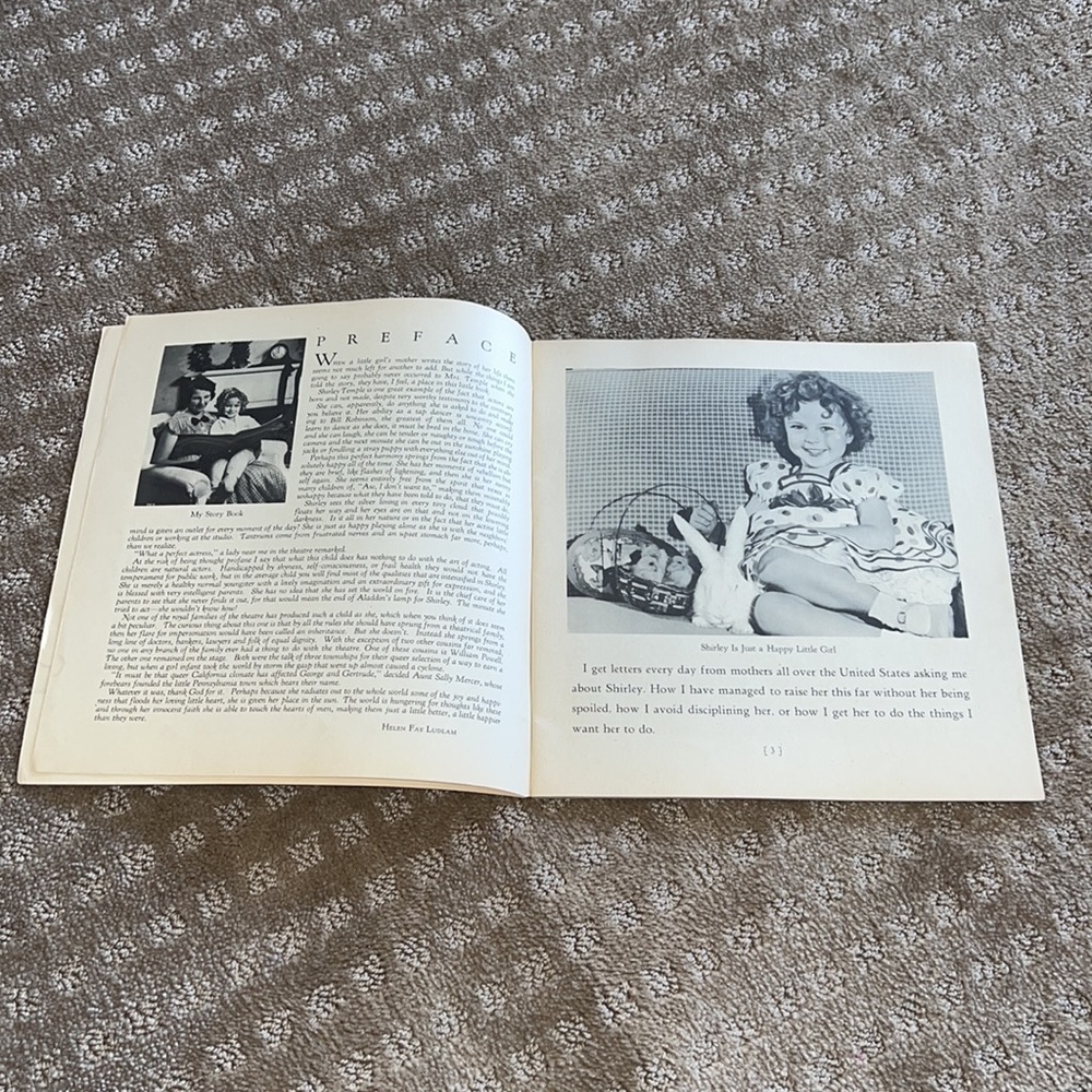 Vintage 1935 Paper Book How I Raised Shirley Temple By Her Mother - Picture 4 of 4